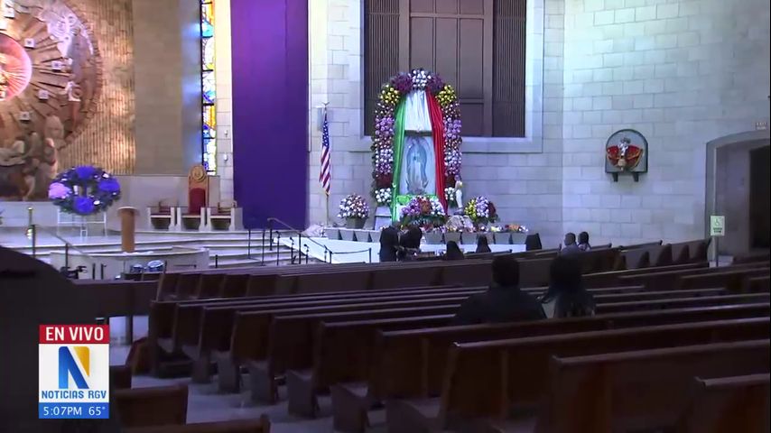 San Juan realiza misa en celebración de la virgen de Guadalupe