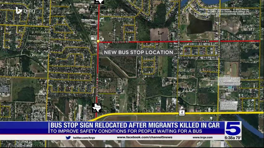 Brownsville bus stop relocated after migrants killed in crash back in May