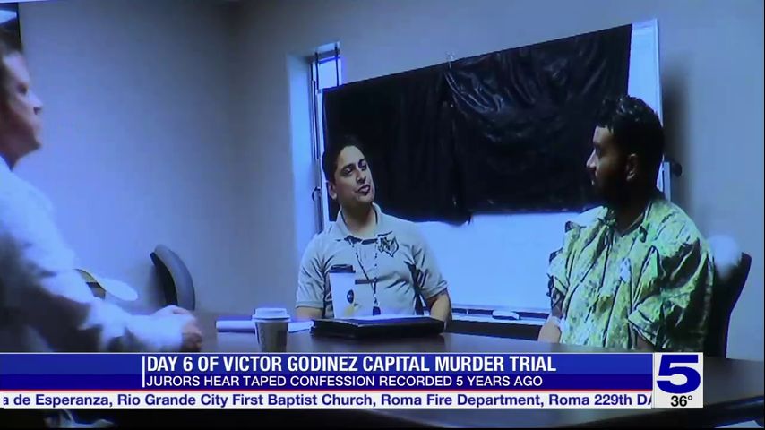 Jurors hear Godinez's taped confession during capital murder trial