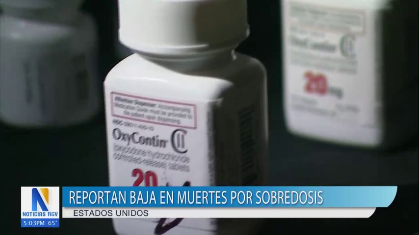 Informe del CDC señala disminución de muertes por sobredosis