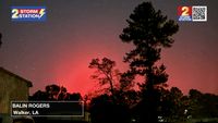 Northern Lights spotted in Louisiana Tuesday night thanks to geomagnetic storm