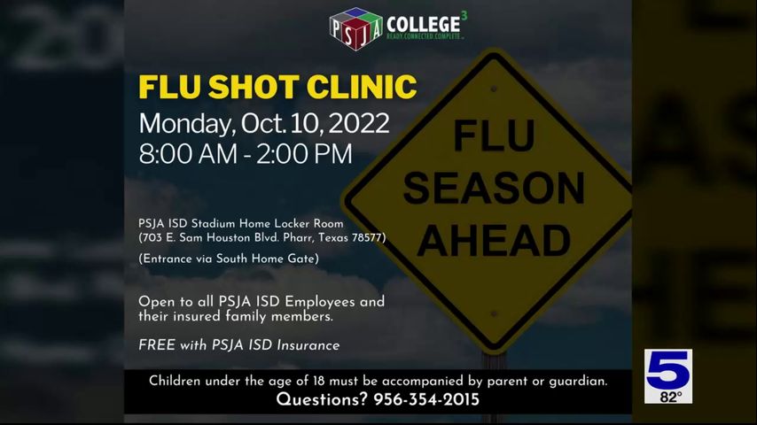 PSJA ISD to host flu shot clinic for employees