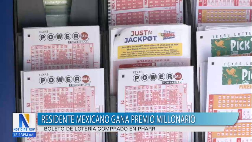 Residente de México reclama premio de lotería de $1.325 millones comprado en Pharr