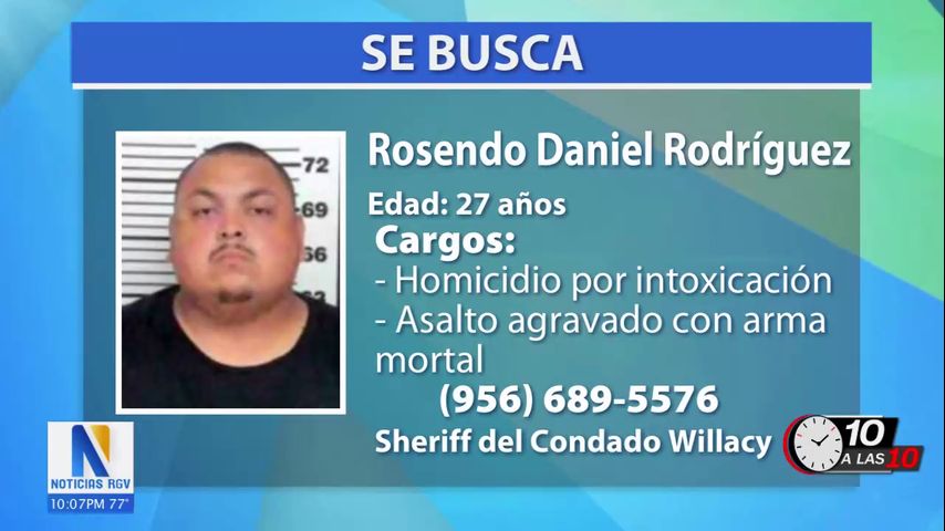 Sheriff del condado Willacy busca arrestar a hombre por homicidio y asalto agravado