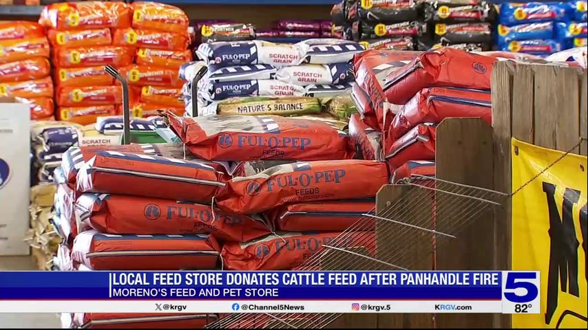 Weslaco store donating cattle feed to ranchers affected by Texas Panhandle wildfires