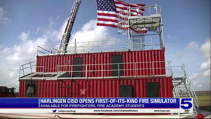 Harlingen CISD opens first-of-its-kind fire simulator