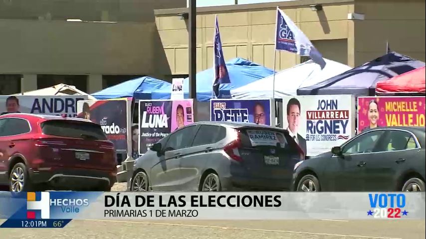 Residentes del Valle salen a votar en elección primaria de Texas