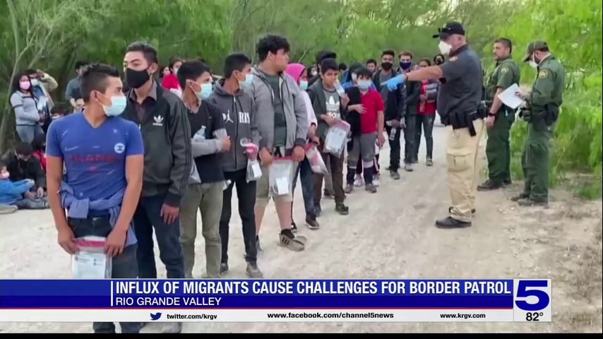 Increase in migrants crossing southern border causes new challenges for Border Patrol