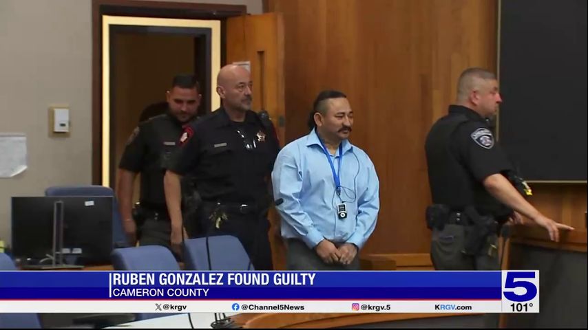 Ruben Gonzalez found guilty of lesser charge in death of Willacy County teen