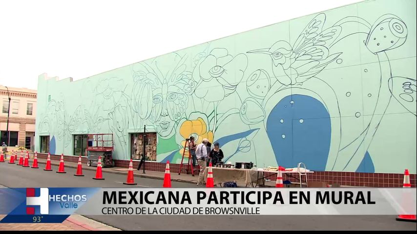 Artista mexicana es elegida para el proyecto de un mural en el centro de Brownsville