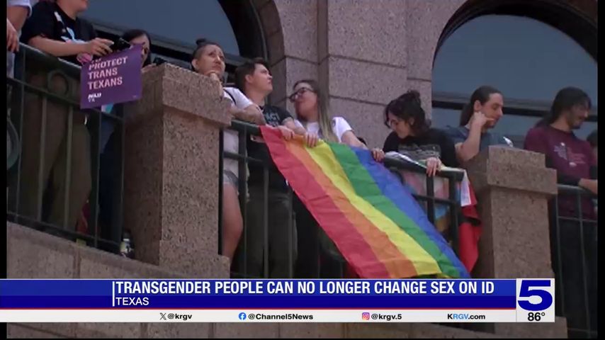 Valley advocates react to transgender Texans being blocked from changing their sex on their driver's license