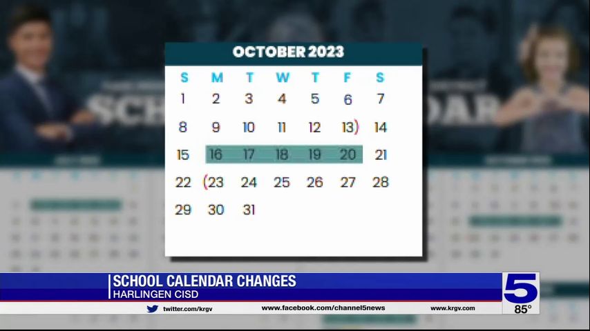 Newly approved school calendar adds fall break for Harlingen CISD 