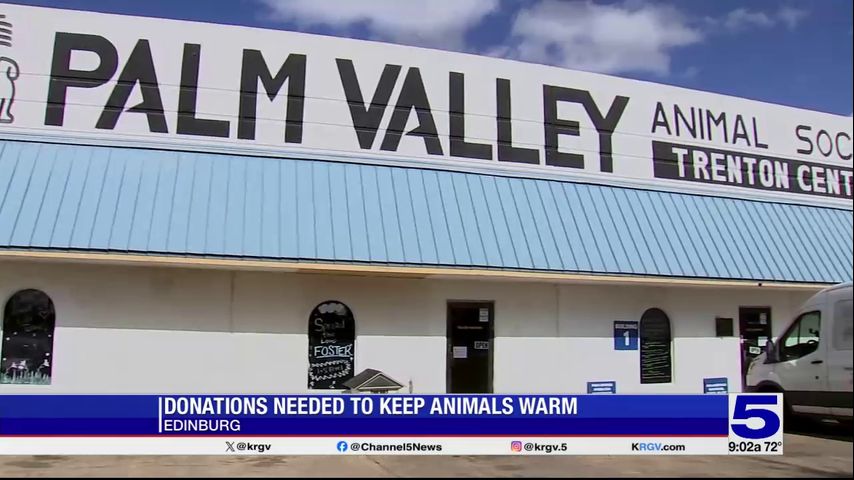 As cold front approaches, Palm Valley Animal Society asking for donations