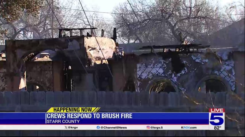 Crews respond to brush fire in Starr County