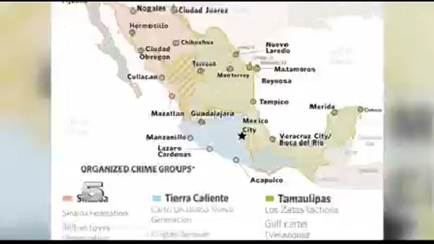 Mexico Drug Cartels Expand Control by Breaking into Smaller Groups 