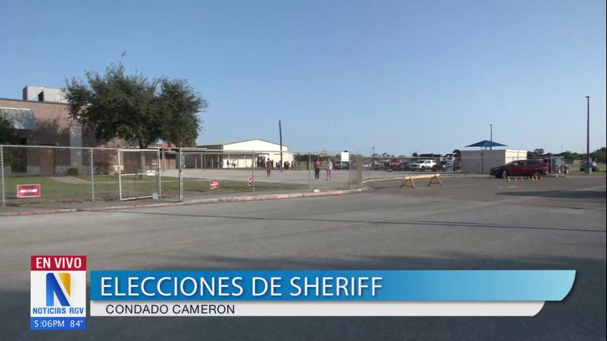 Residentes del condado Cameron eligen al nuevo sheriff