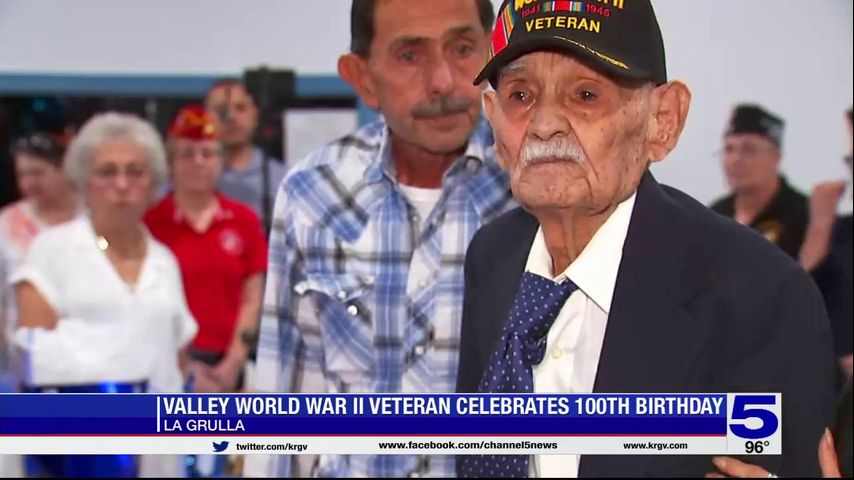 La Grulla WWII veteran celebrates 100th birthday