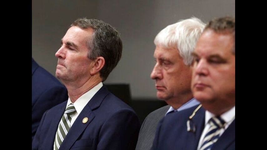 The Latest: Northam says lawmakers must be second responders