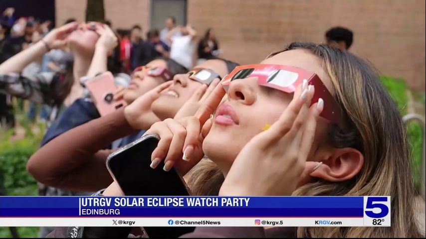 UTRGV hosts solar eclipse watch party in Edinburg