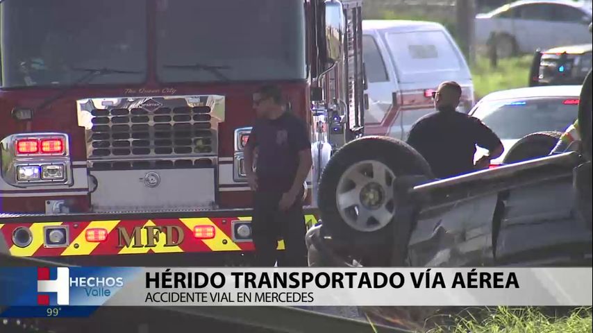 Accidente de tráfico en Mercedes