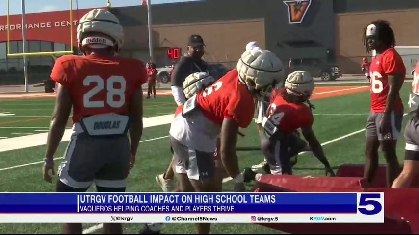 How UTRGV's football program is benefitting high school teams