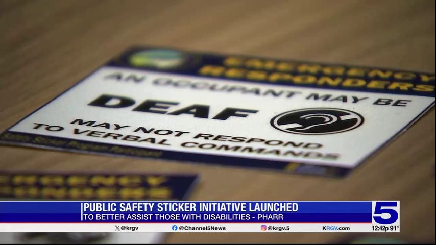 Safety sticker initiative available for Pharr residents with disabilities