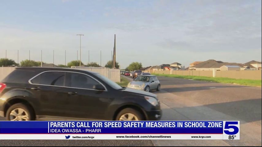 Parents call for speed safety measures in Pharr school zone