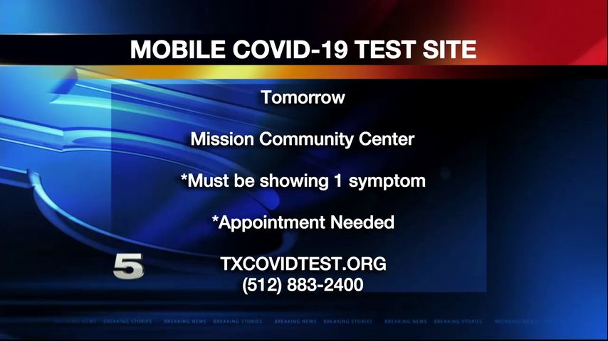 New mobile coronavirus testing site opens in Mission