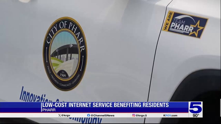 Over 10 thousand homes connected to Pharr's low-cost internet service