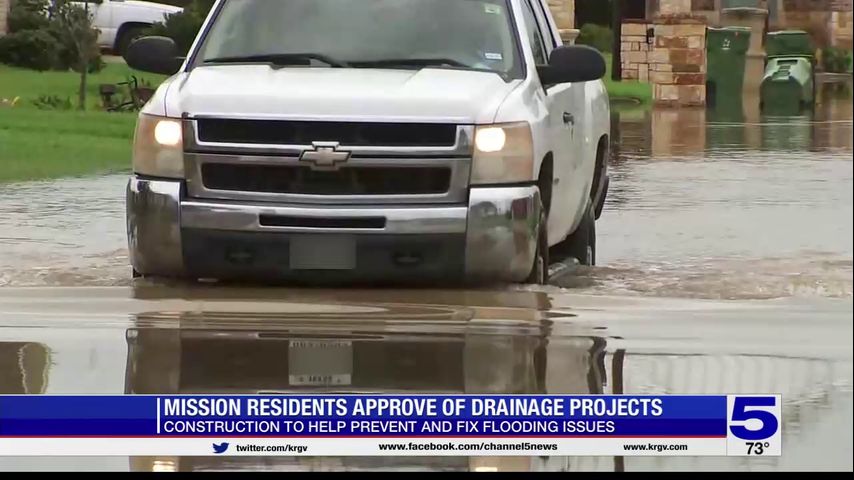 City of Mission start multiple drainage projects to prevent flooding issues