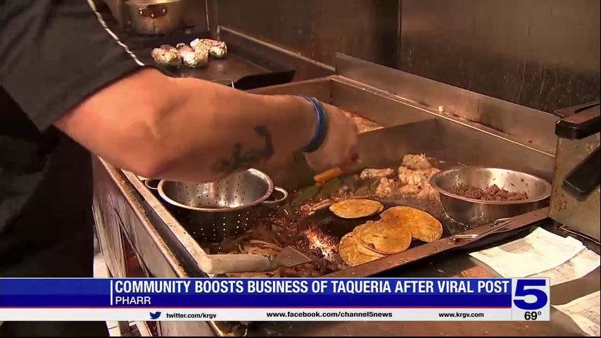 Pharr taquería receives increase in customers following viral social media post