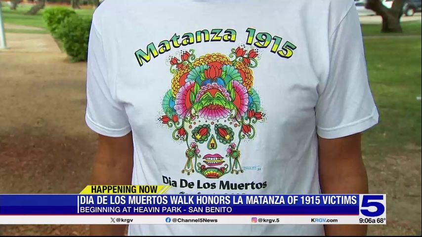 Dia De Los Muertos walk in San Benito honors victims of Matanza 1915