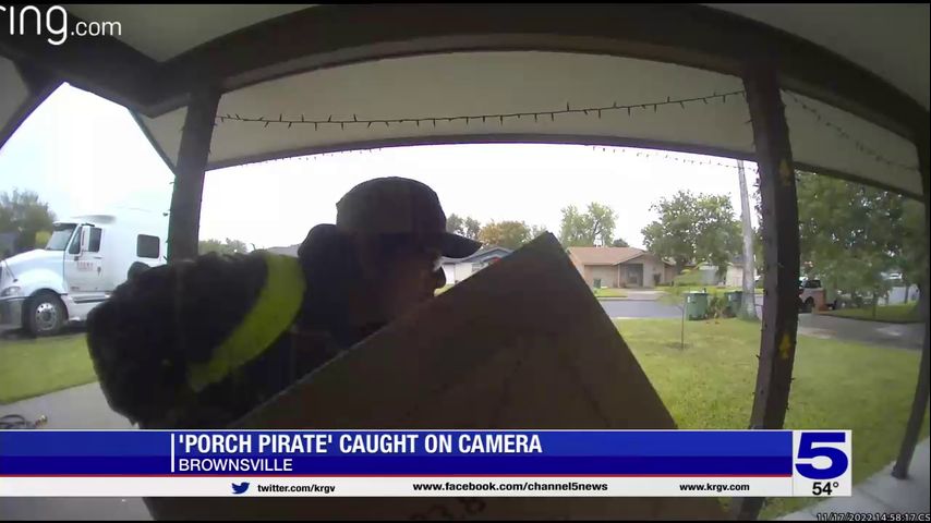 Brownsville police: ‘Porch pirate’ caught on camera stealing package