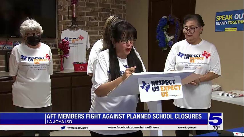 La Joya teacher’s union protesting district’s plan to close two elementary schools