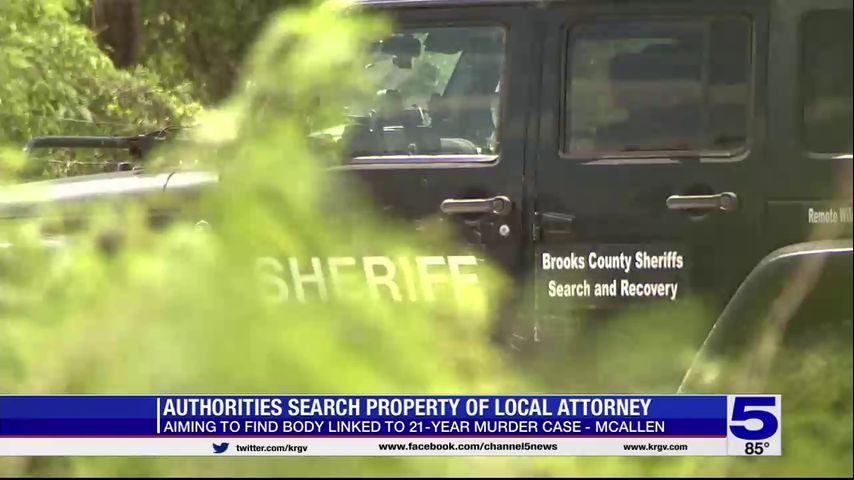Authorities searching property of McAllen attorney