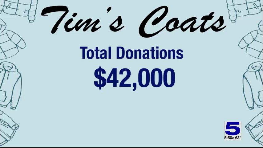 Tim's Coats ends latest campaign with $42,000 raised
