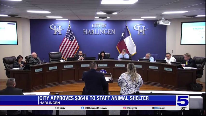 City of Harlingen approves funding for 11 new employees at animal shelter