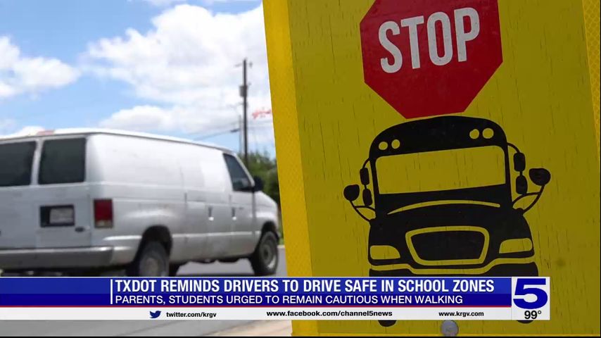 Txdot Reminds Drivers To Use Caution In School Zones As New School Year