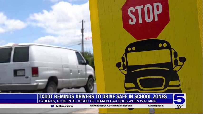 TxDOT reminds drivers to use caution in school zones as new school year approaches