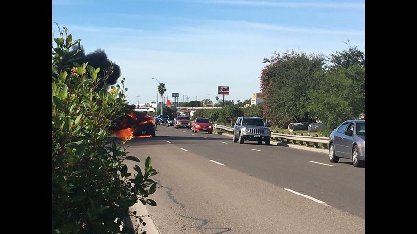 Elderly Couple’s Van Goes Up in Flames in McAllen
