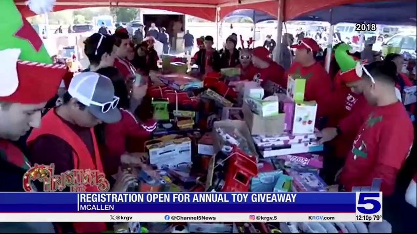 Registration underway for annual Christmas for Kids Toy Giveaway in McAllen