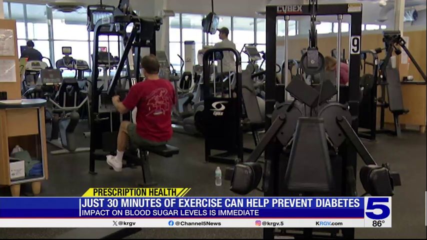 Prescription Health: Just 30 minutes of exercise can help prevent diabetes