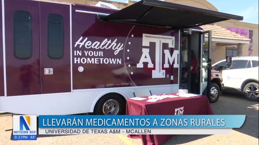 Autobús de Texas A&M Health provee medicamentos gratuitos en zonas rurales del Valle