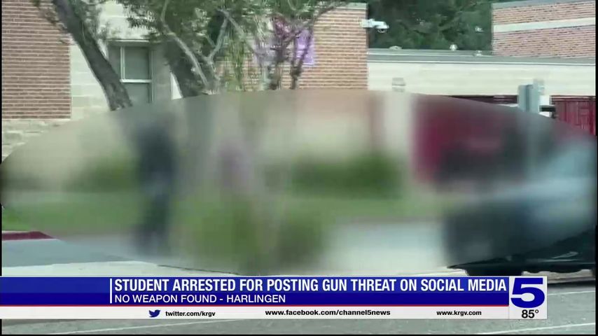 Police: Harlingen High School student accused of posting picture of gun ...