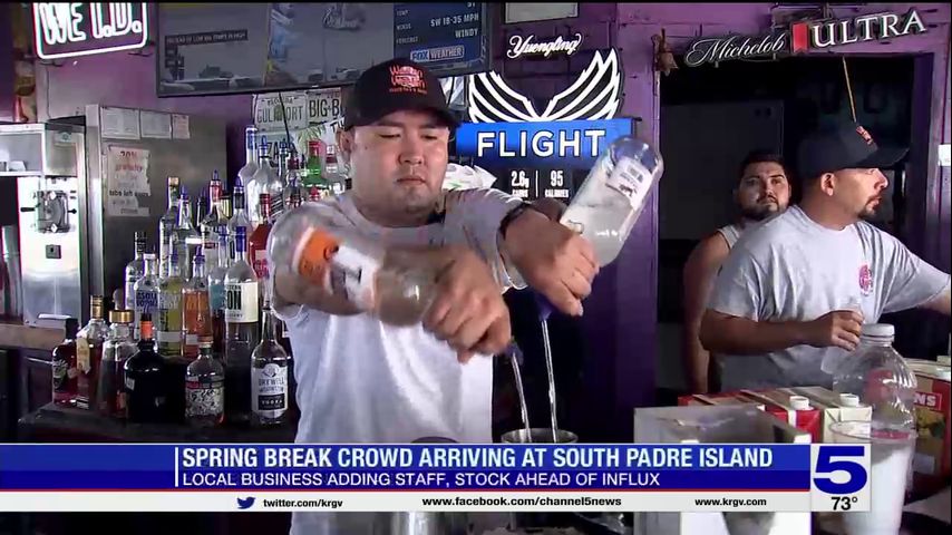 Local businesses in South Padre Island prepare for arrival of Spring Breakers