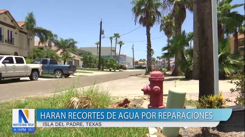 Autoridades distritales de la Isla del Padre anuncian recorte de agua por reparaciones