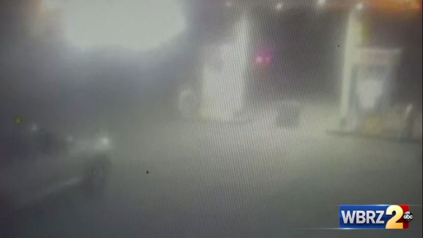 Footage Of Hit And Run Driver Crashing Into Circle K Gas Pump