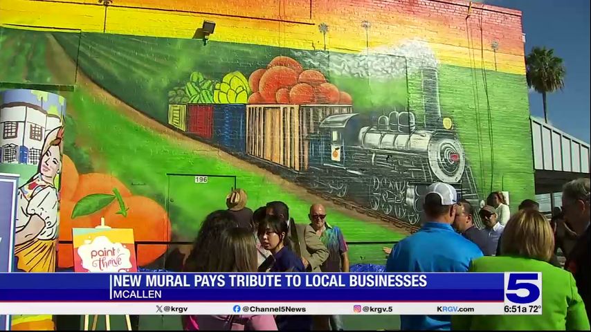 McAllen mural pays tribute to local businesses