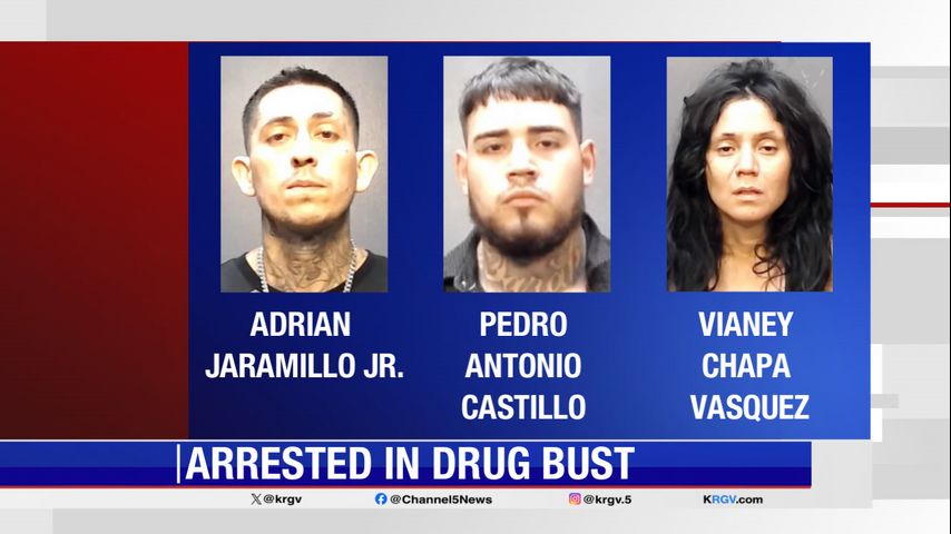 Guns and drugs seized from Brownsville home, 3 people arrested