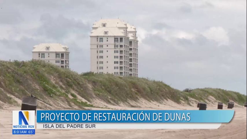 Inicia proyecto de restauración de dunas en la Isla del Padre Sur